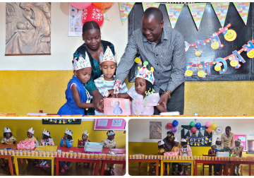 선교지 모잠비크 어린이들의 생일파티