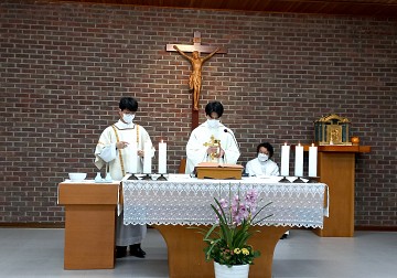 한국외방선교회 새사제,부제 방문