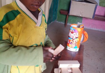 아프리카 모잠비크 선교지 - 공부방 어린이들 블럭 쌓기 시합