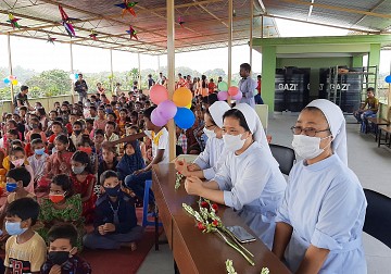 선교지 방글라데시 - 나자렛 학교 교사의 날 행사