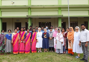 방글라데시 선교지 - 총원장 수녀님 방문 나자렛 학교 교사들과의 만남