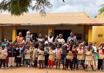 선교지 아프리카 모잠비크에서 유치원을 운영하는 마리아녜 수녀님
