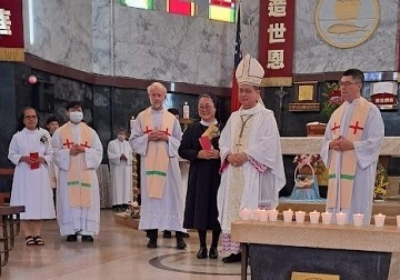 선교지 대만 신쭈교구 축성 생활의 날 은경축을 맞이한 김면정 노엘 수녀님