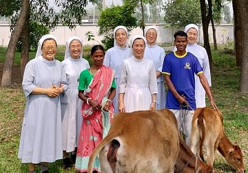 선교지 방글라데시 수녀님들 부활인사